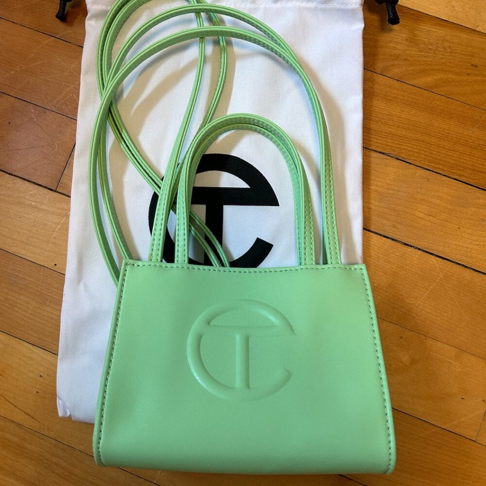 TELFAR Small Double Mint Shopping Bag